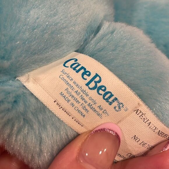 2002 Bedtime Bear Care Bears Play Along 10” Plush Blue Moon & Star Good Used Co… - Picture 9 of 10